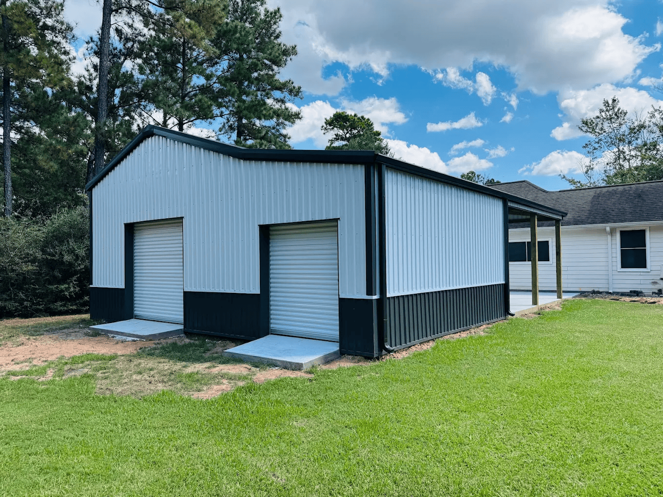 metal and wood frame building construction company in montgomery tx